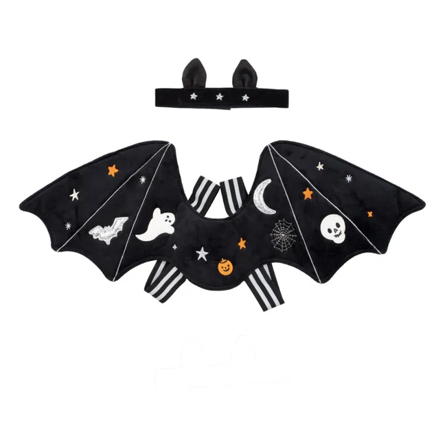 Ailes de chauve-souris brodées
