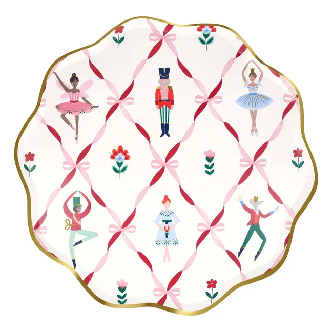 Assiettes Casse Noisette - Lot de 8