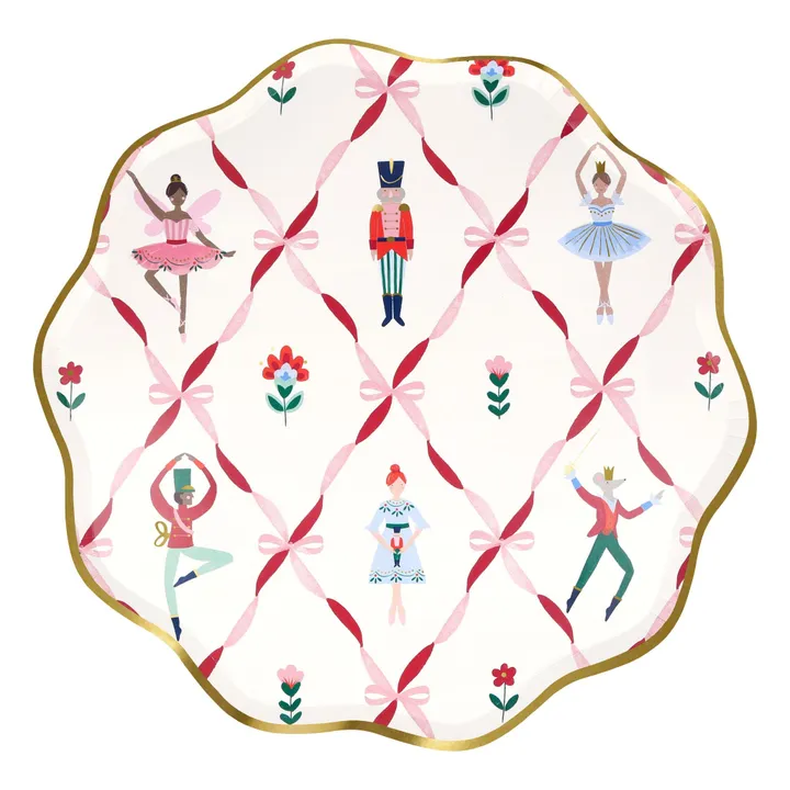 Assiettes Casse Noisette - Lot de 8- Image produit n°0