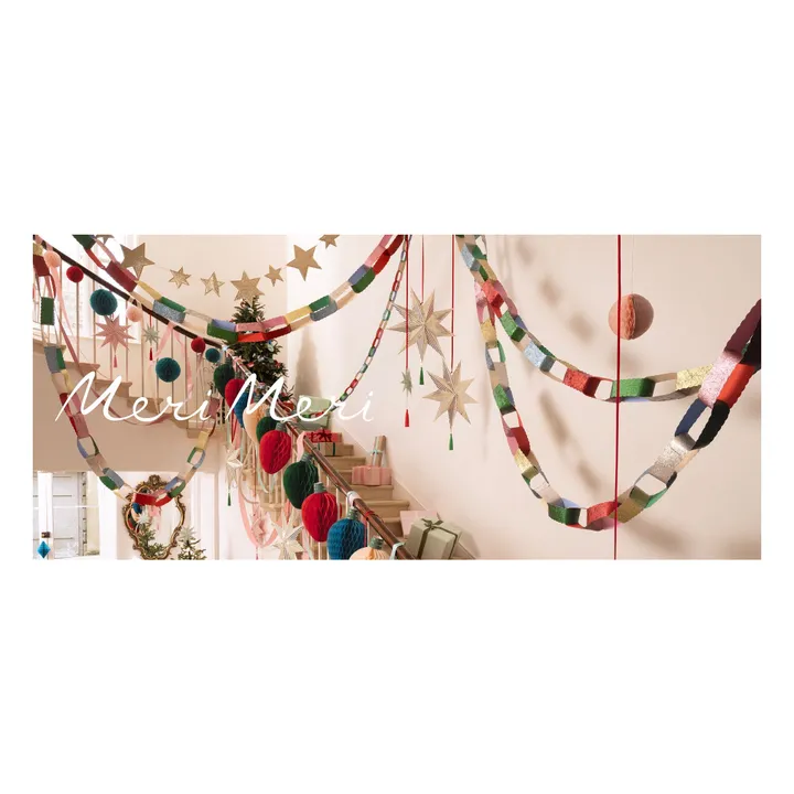 Guirlande géante lampions de Noël- Image produit n°1