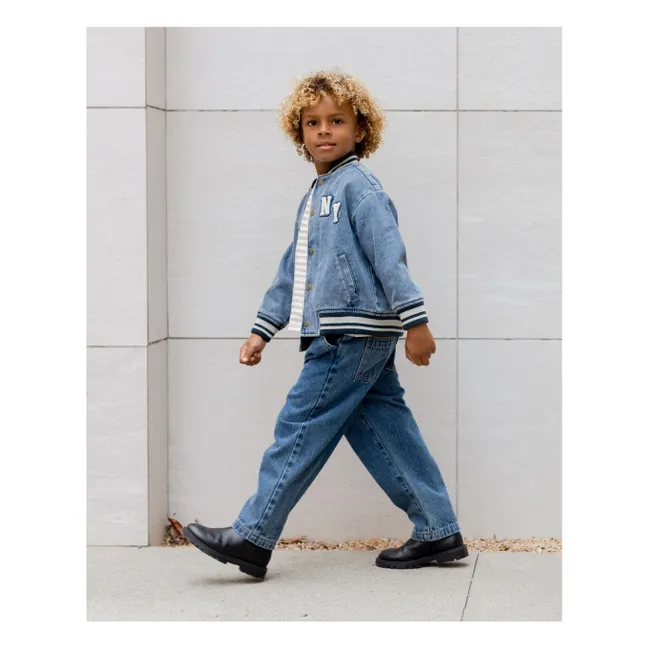 Bomber Varsity Mini | Denim