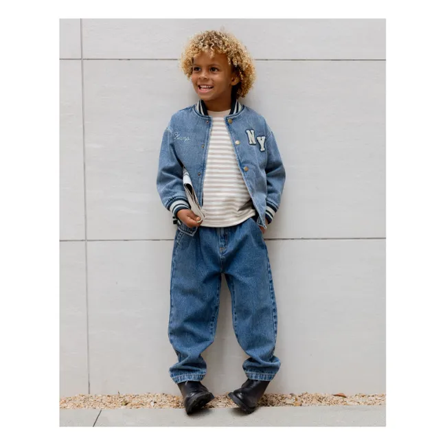 Bomber Varsity Mini | Denim