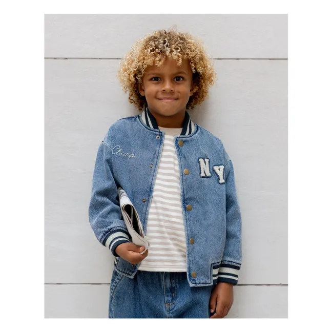 Bomber Varsity Mini | Denim