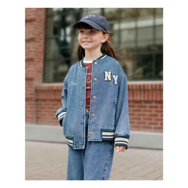 Bomber Varsity Mini | Denim