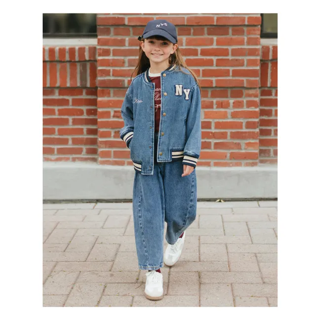 Bomber Varsity Mini | Denim