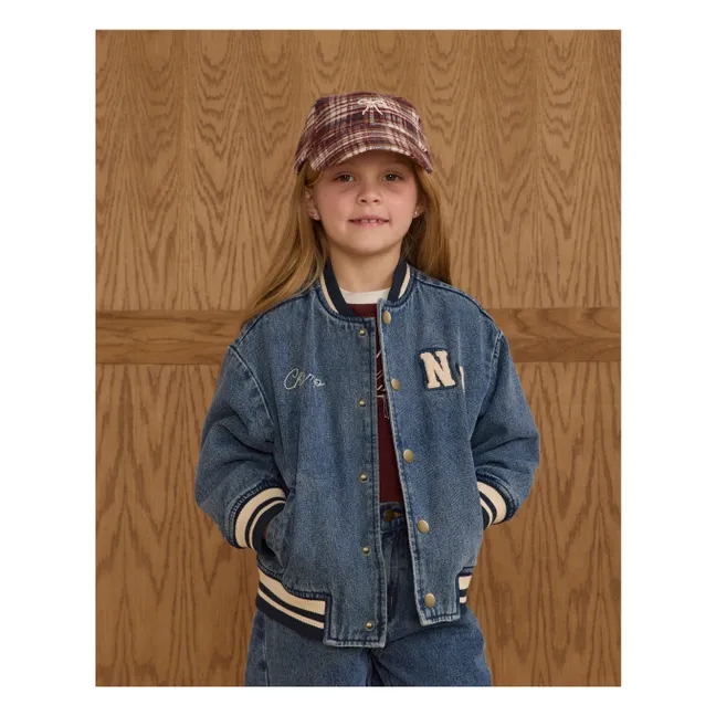 Bomber Varsity Mini | Denim