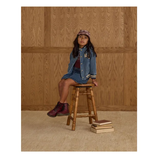 Bomber Varsity Mini | Denim