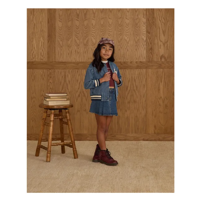 Bomber Varsity Mini | Denim