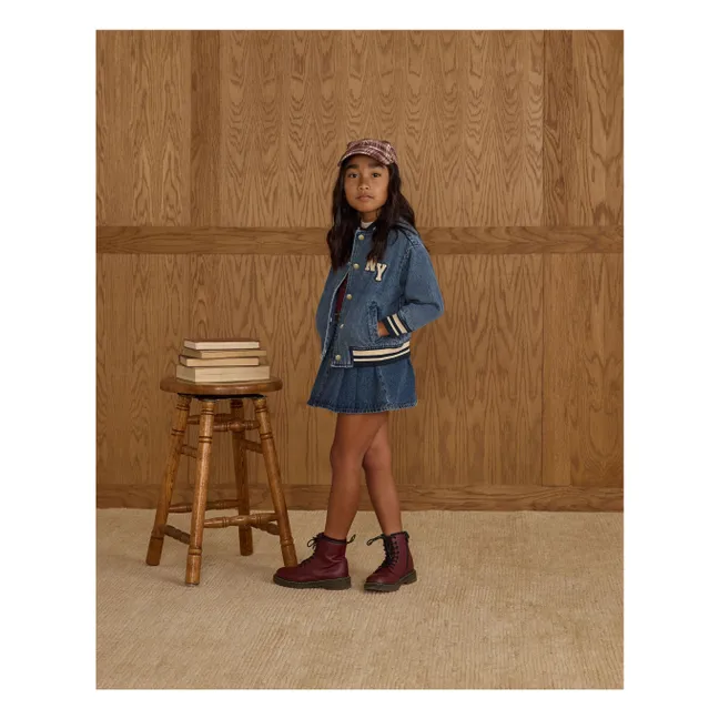 Bomber Varsity Mini | Denim