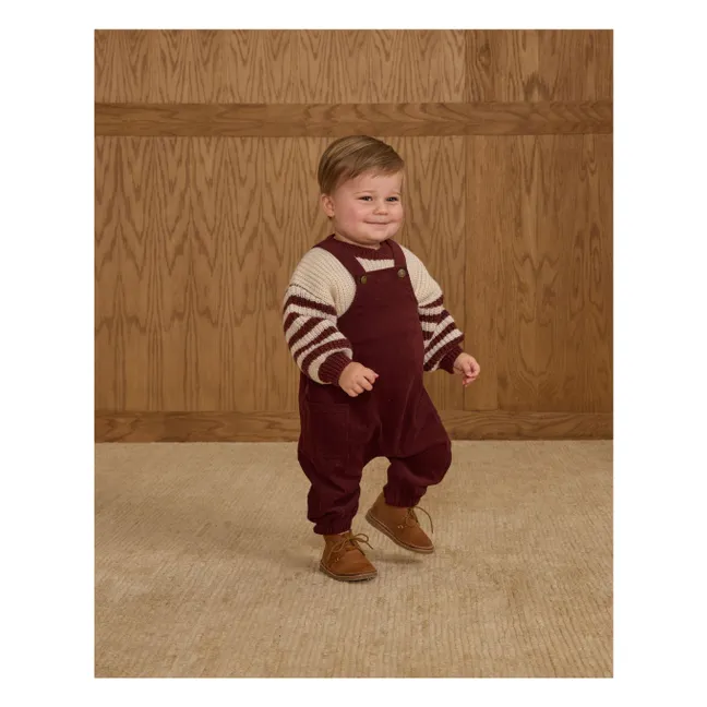 Salopette Cargo Mini | Bordeaux