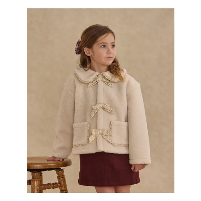 Sherpa-Jacke | Seidenfarben