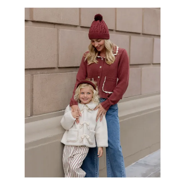 Sherpa-Jacke | Seidenfarben