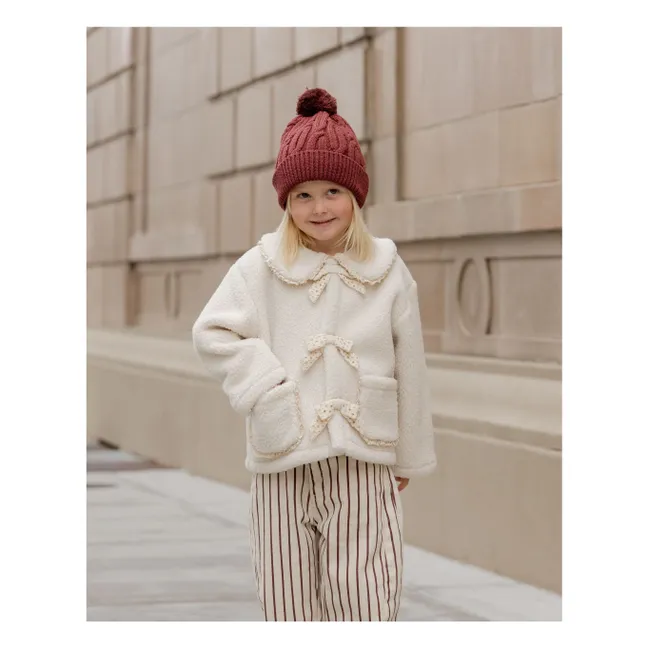 Sherpa-Jacke | Seidenfarben