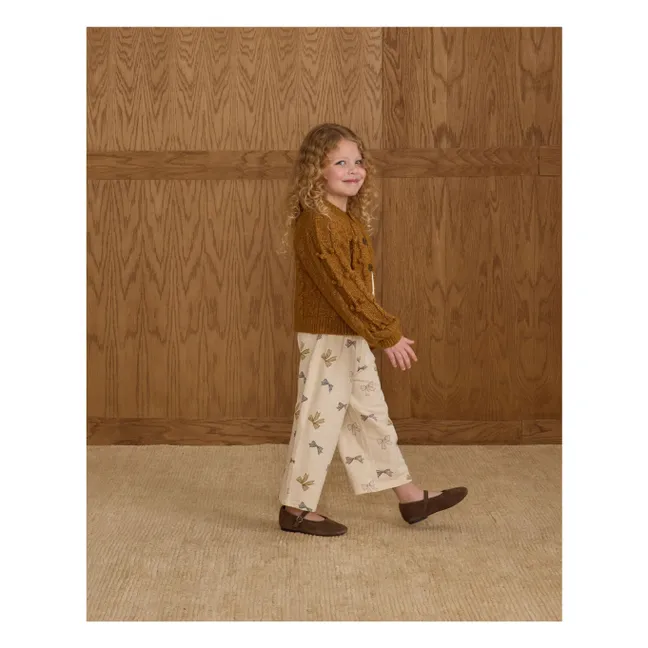 Strickjacke Bobble | Ocker