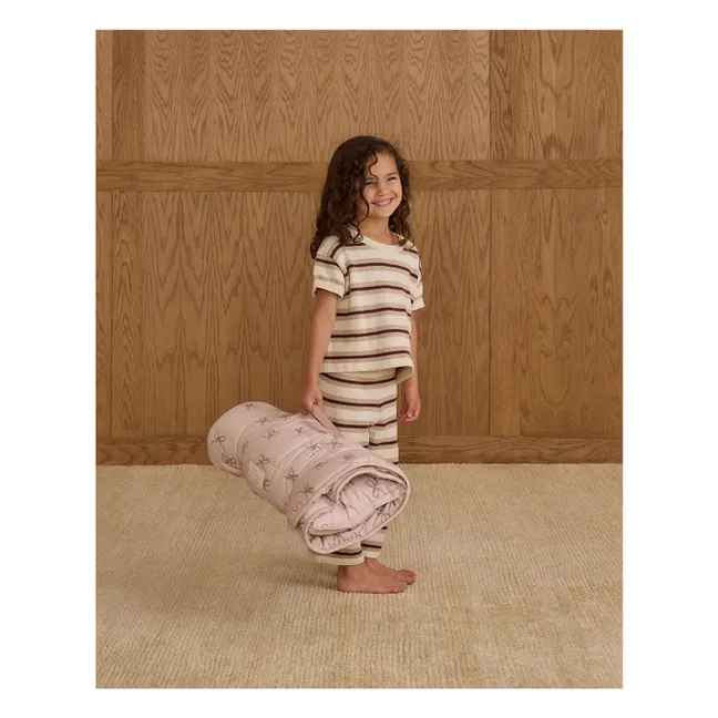 Soor Ploom - Pointelle Balloon T-Shirt - Pale Pink | Smallable