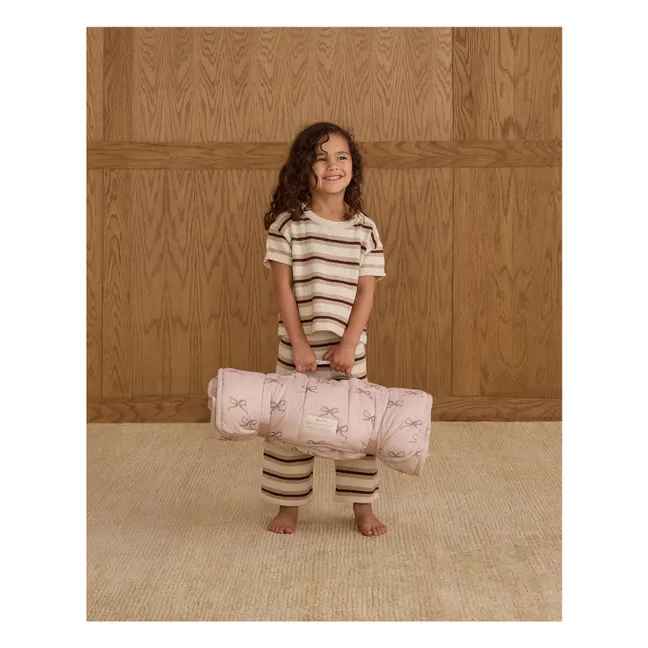 Soor Ploom - Pointelle Balloon T-Shirt - Pale Pink | Smallable