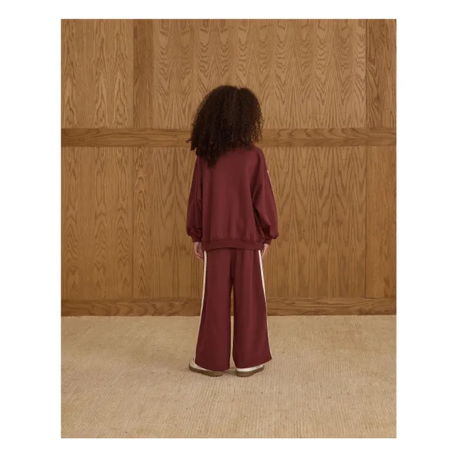 Mini jogger de ribete | Burdeos