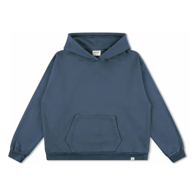 Sudadera de algodón ecológico | Azul