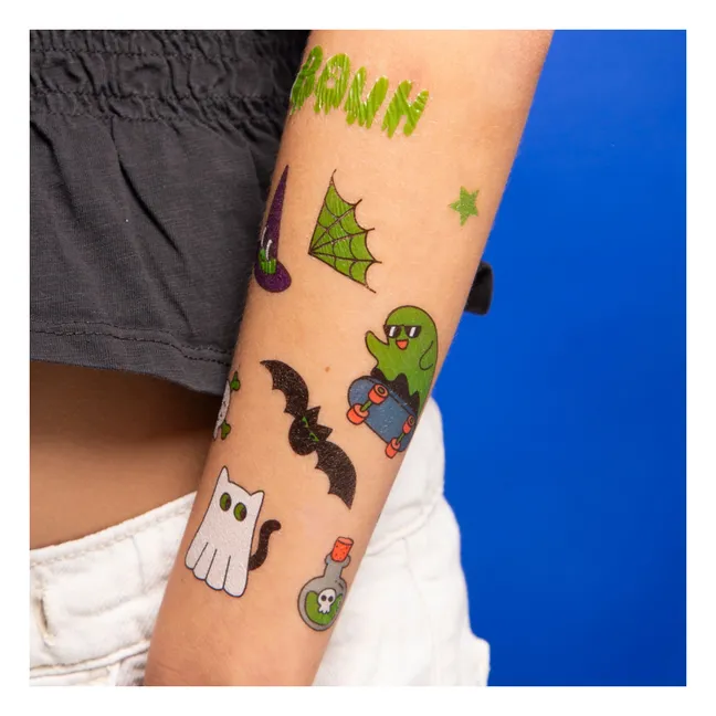 Boo! phosphorescent temporary tattoos
