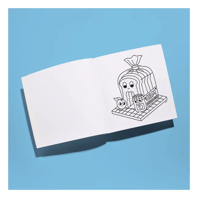 Carnet de coloriage Supermarché