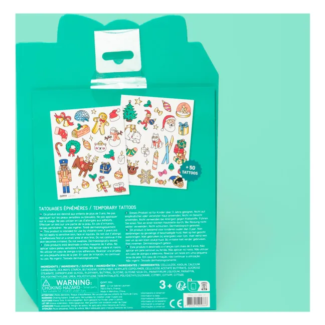 Temporäre Tattoos Ho Ho Ho!