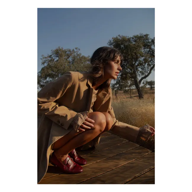 Mocasines Tomboy Chic | Burdeos