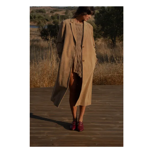 Tomboy Chic Mokassins | Burgunderrot