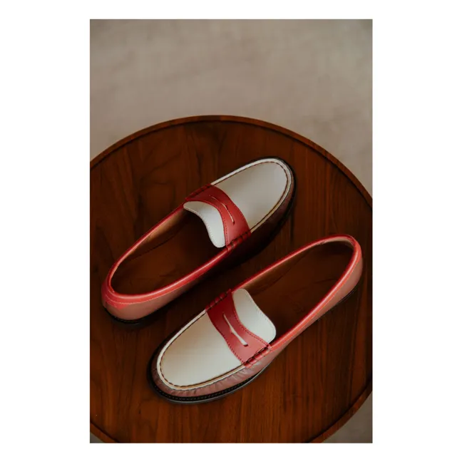 Mocasines Penny Tricolor | Marrón