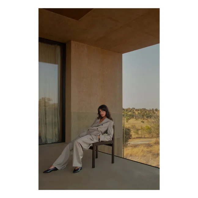 Ballerine Audrey in pelle | Nero