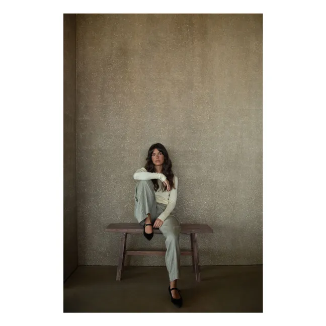 Mary Jane Piel de becerro | Black