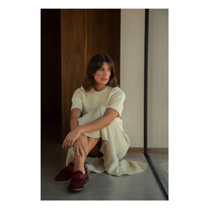 Mocassins Penny Suède | Bordeaux- Image produit n°5