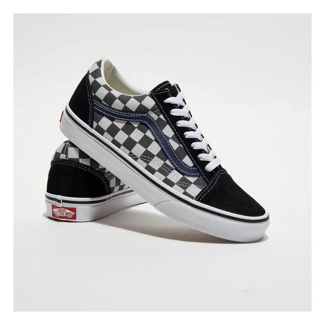 Baskets Lacets Old Skool Tonal Check | Bleu marine