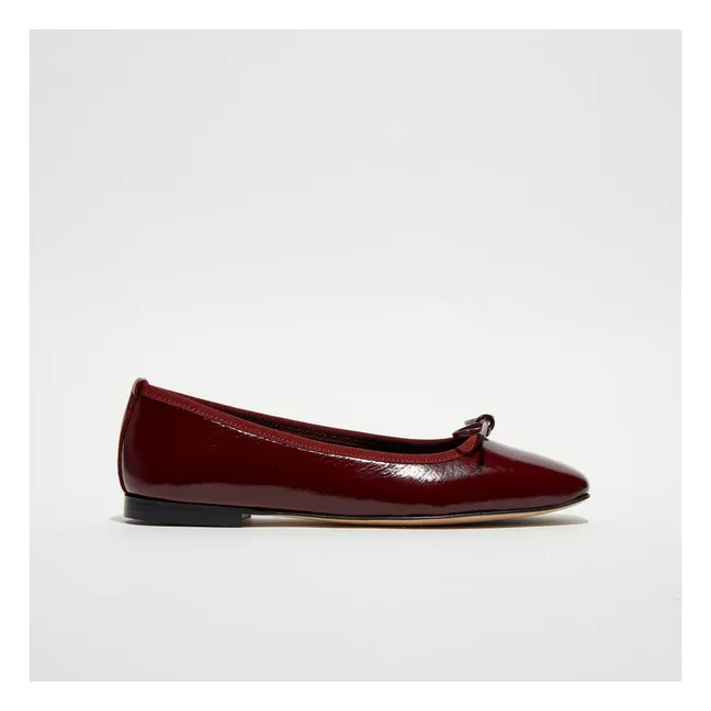 Perla Venice ballerinas | Dark red