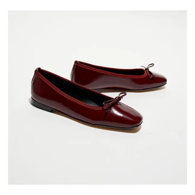 Perla Venice ballerinas | Dark red