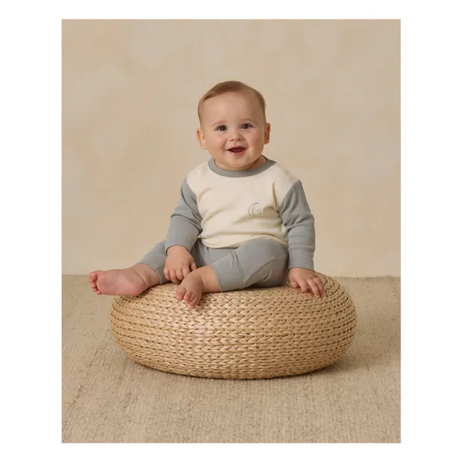 T-shirt Raglan Poche Coton Bio | Vert céladon