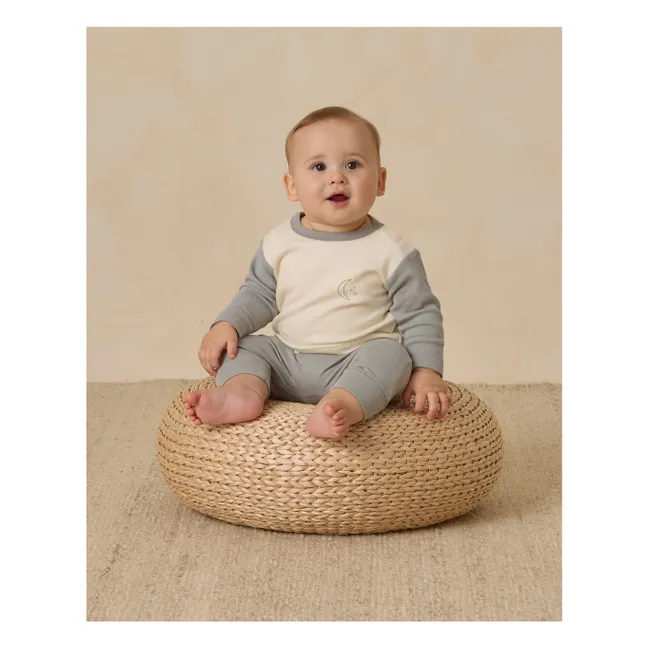 Organic cotton Raglan pocket T-shirt | Celadon