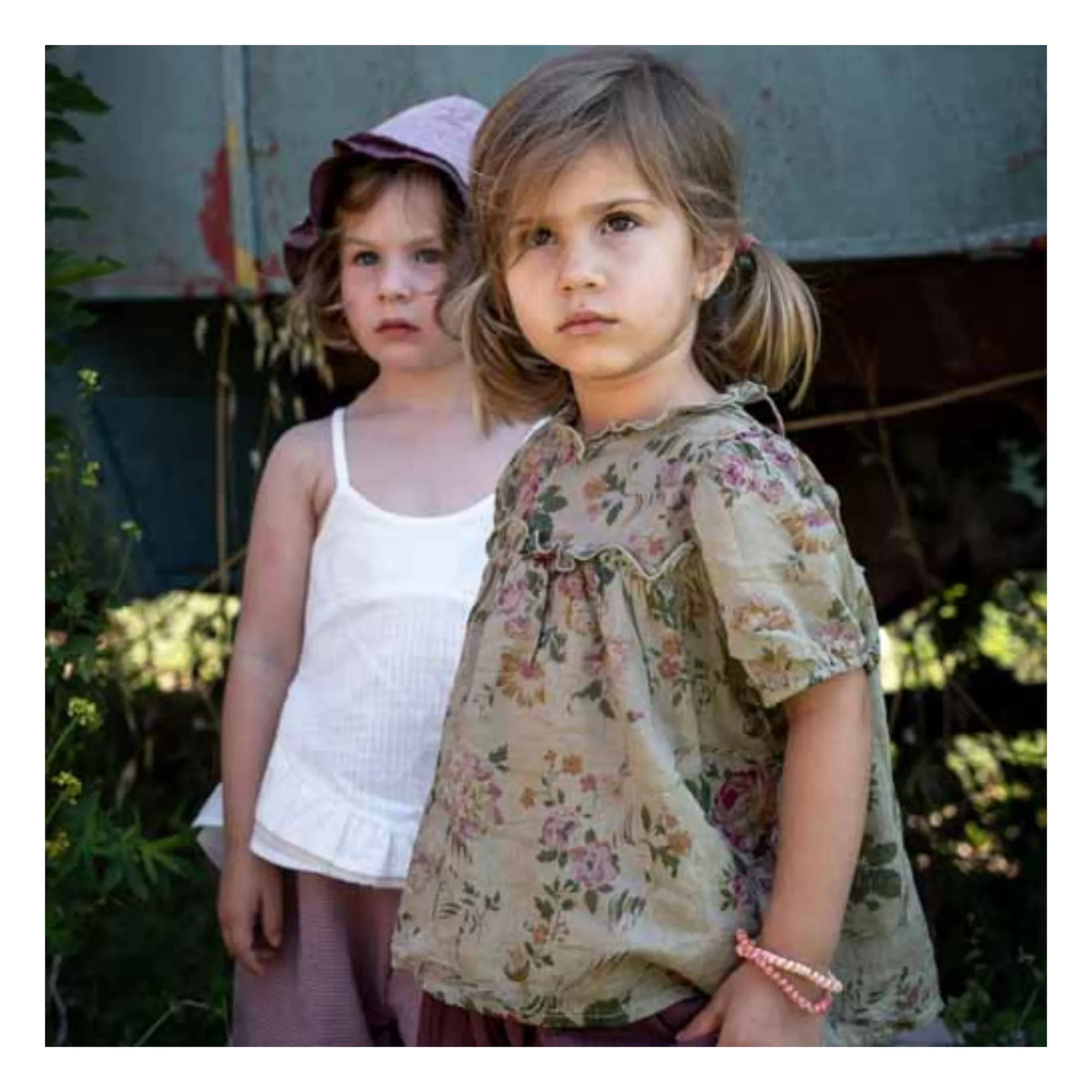 Lilinoa Green Elise Fleurie Blouse