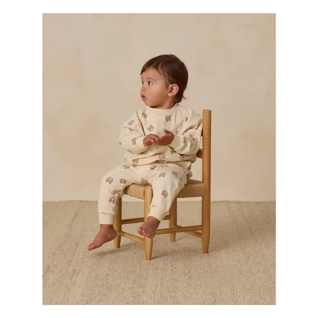 Sweat Ours Coton Bio | Ecru