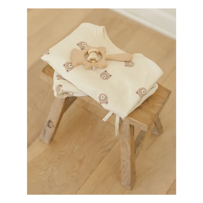 Sweat Ours Coton Bio | Ecru