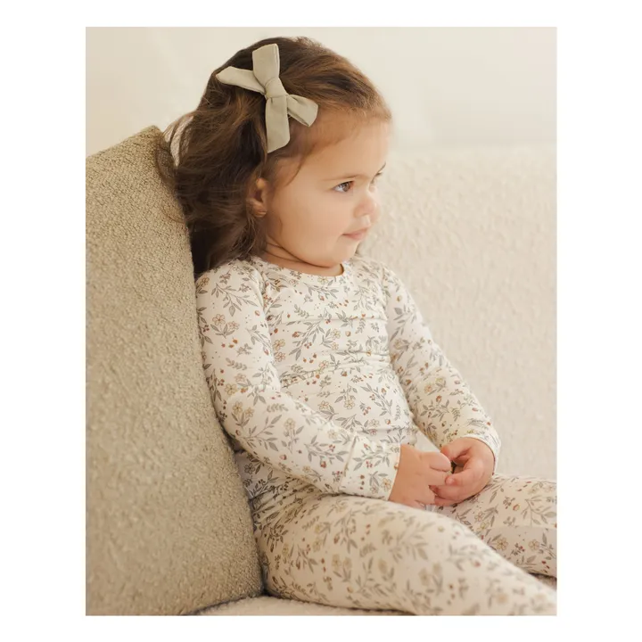 Pyjama Blume Bamboo | Elfenbeinfarben- Produktbild Nr. 2