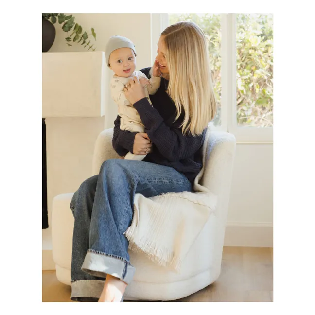 Combinaison Ours Coton Bio | Ecru