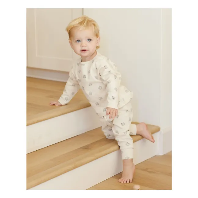 Pantalon Ours Coton Bio | Ecru