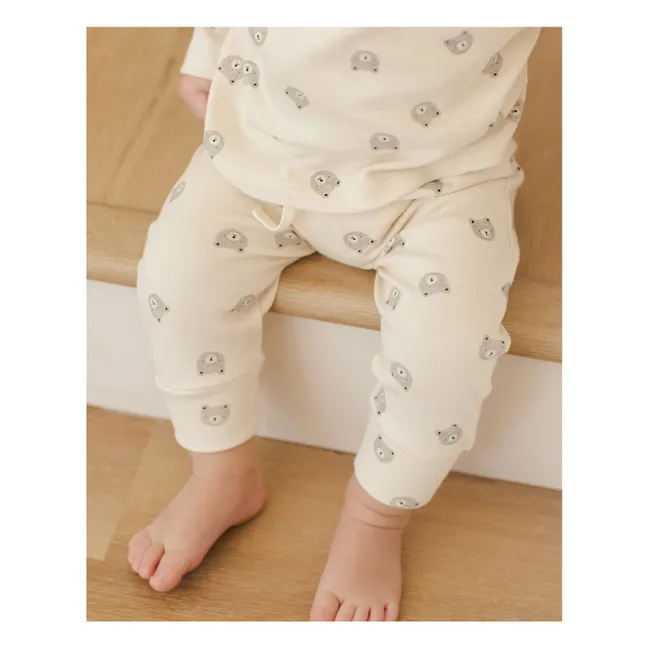 Pantalon Ours Coton Bio | Ecru