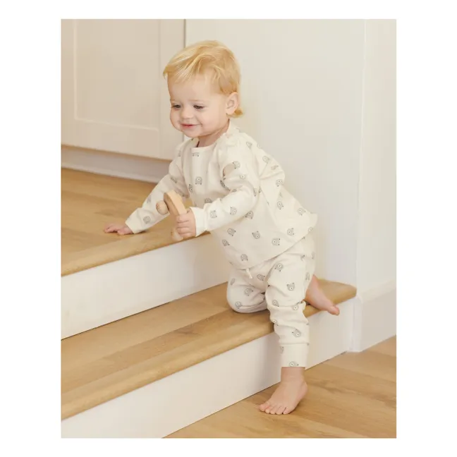 Pantalon Ours Coton Bio | Ecru