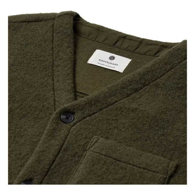 Cardigan in lana Aksiguard | Grigio