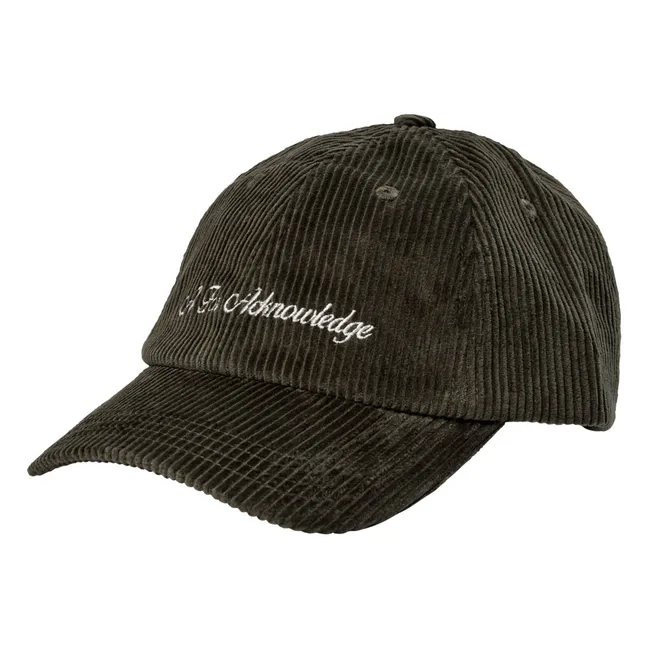 Akkarl Corduroy Cap | Forest Green
