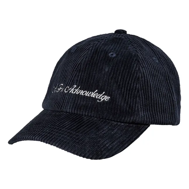 Casquette Akkarl Velours Côtelé | Bleu