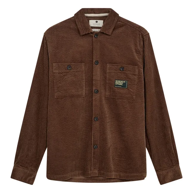 Surchemise Aktheo Velours Côtelé | Marron