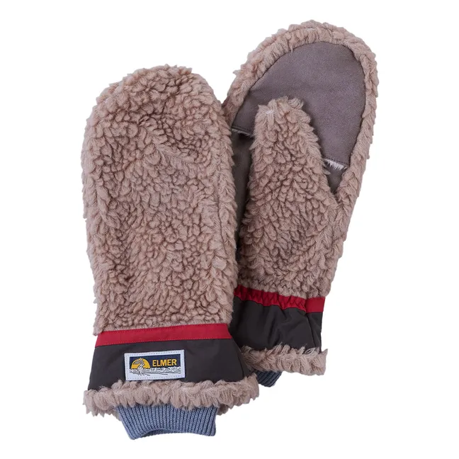 Moufles Teddy Laine | Camel