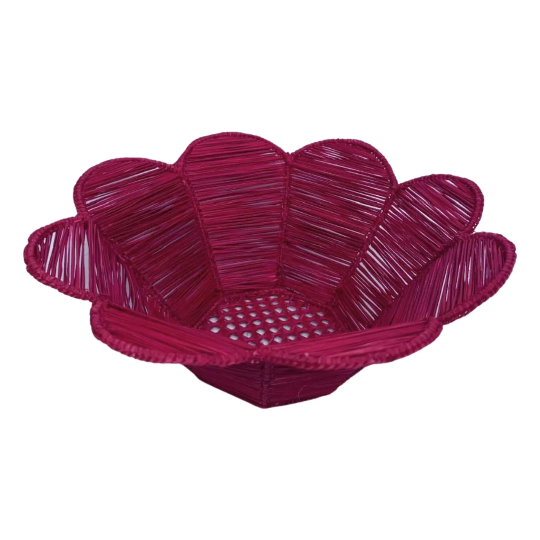Coro Cora Red Flower Basket